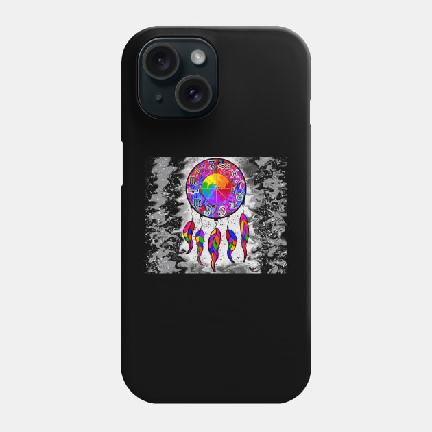 Zodiac Wheel Dreamcatcher 2 Phone Case by Orchid's Art