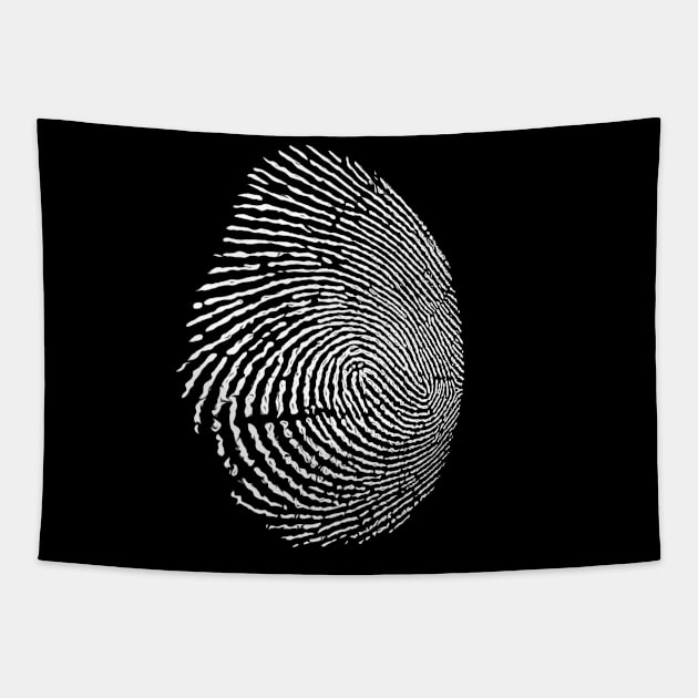 Fingerprint Tapestry by WordFandom