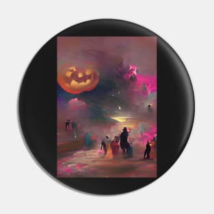 SURREAL HALLOWEEN IN THE DESERT Pin