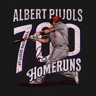 Albert Pujols St.Louis 700 Home Runs Wave T-Shirt