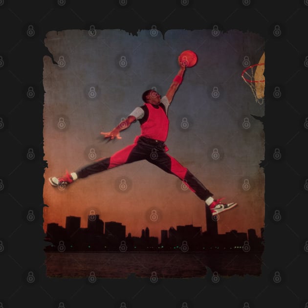 Young Michael Jordan Dunk Vintage by CAH BLUSUKAN