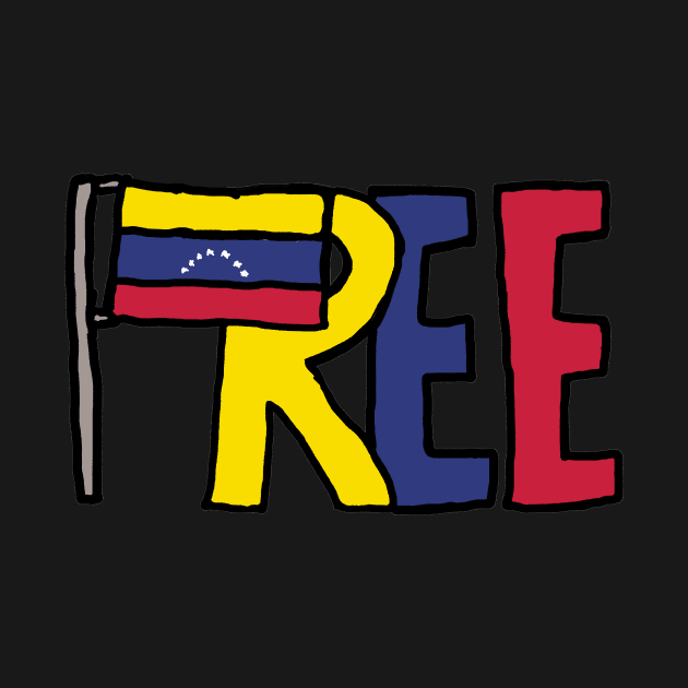 Free Venezuela by Mark Ewbie