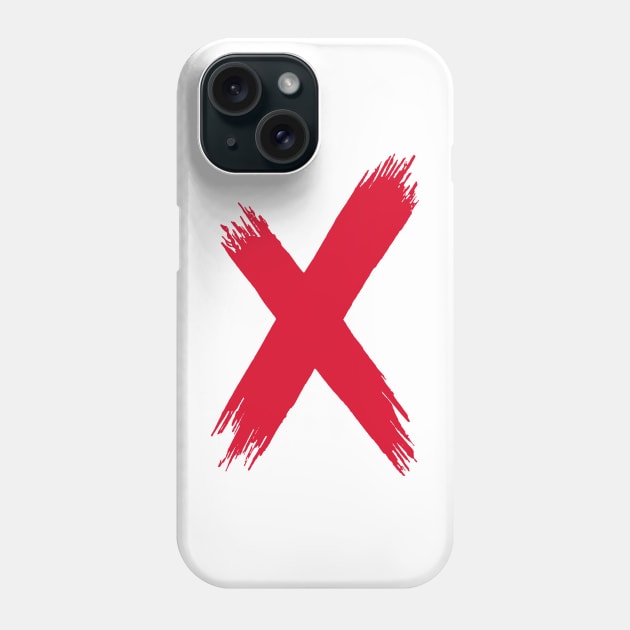 X (Red) Phone Case by GiMETZCO!