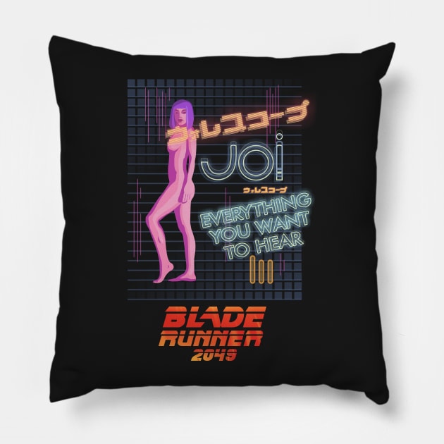 Joi - blade runer 2049 Pillow by atizadorgris