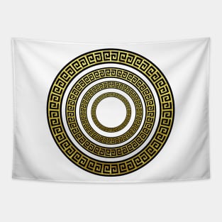 Artdeco Greek Meander Symbol Tapestry