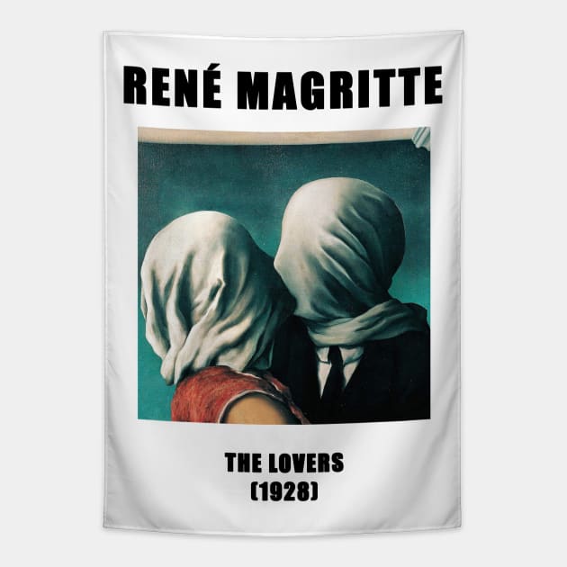 rene magritte - the Lovers Tapestry by thecolddots