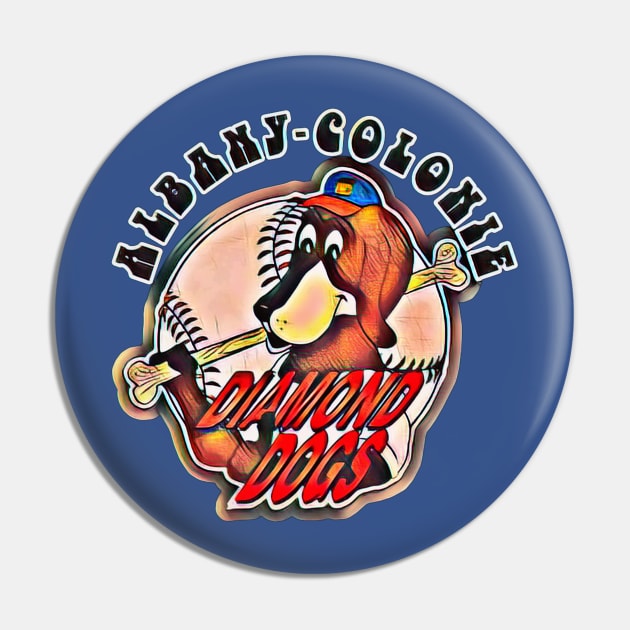 Albany-Colonie Diamond Dogs Baseball Pin by Kitta’s Shop