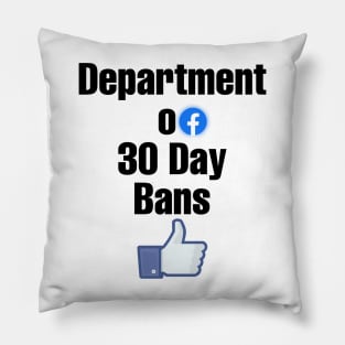 Facebook ban Pillow