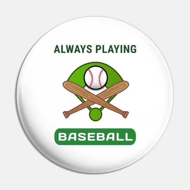 Cool Design For Baseball Lovers Pin by Eddie's Space