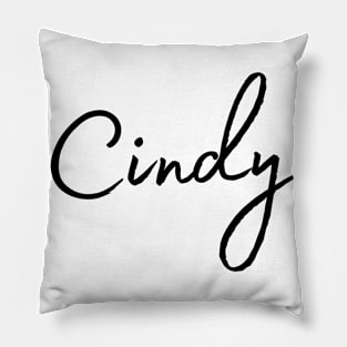 Cindy Name Calligraphy Pillow