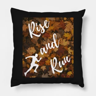 Rise and Run  Autumn Pillow