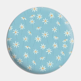 Daisy in Spring Pattern Pin