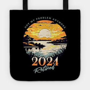 Officially Retired 2024, Funny Retired, Retirement, Retirement Gifts, Retired Est 2024, Retirement Party Tote