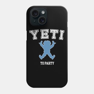 Yeti to party - Fun Vintage College Laurel Christmas Phone Case