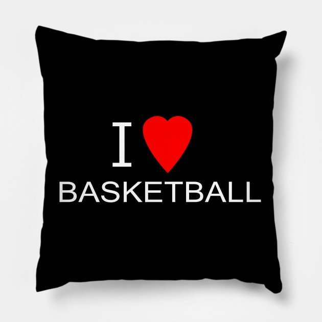 I Love Basketball Pillow by GameOn Gear
