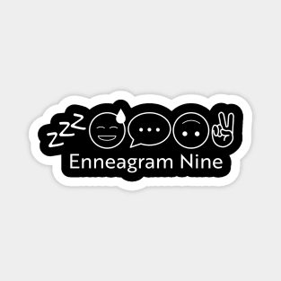 Enneagram 9 T-Shirt | Enneagram Type 9 | Peacemaker| Stable | Enneagram Gifts | Unisex - Men & Women's Tee Magnet