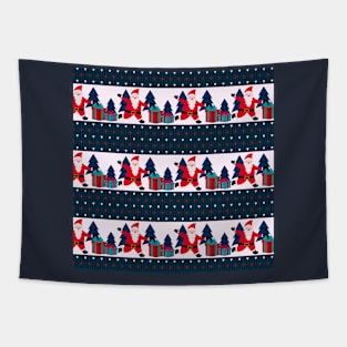 christmas santa knitted pattern Tapestry