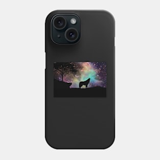 Galaxy wolf Phone Case