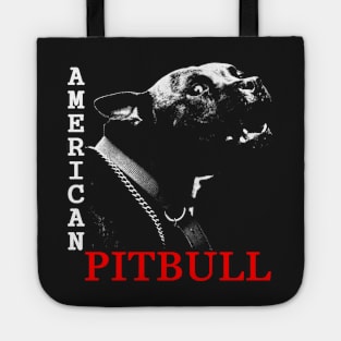 american pit bull Tote