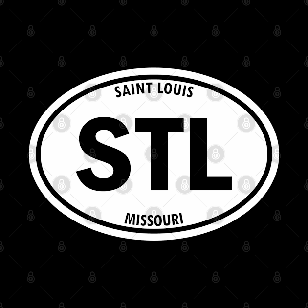 Saint Louis, Missouri STL Oval Travel Sticker by SeaStories