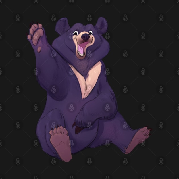 Moon bear by PaulaBS