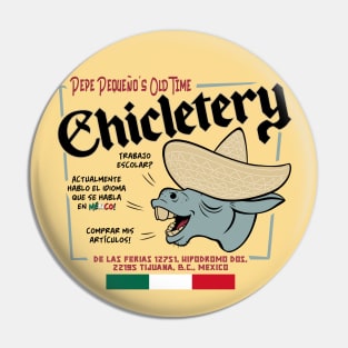 Old Time Chicletery Pin