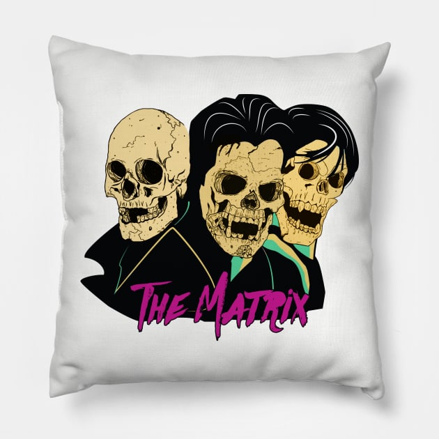 UNDEAD MATRIX Pillow by theanomalius_merch