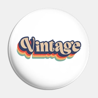 colorful vintage lettering Pin