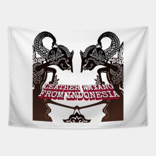 Leather Wayang From Indonesia Tapestry
