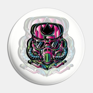 Dark Future Helmet Pin