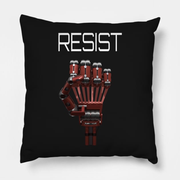 Resist March For Science Pillow by Packrat