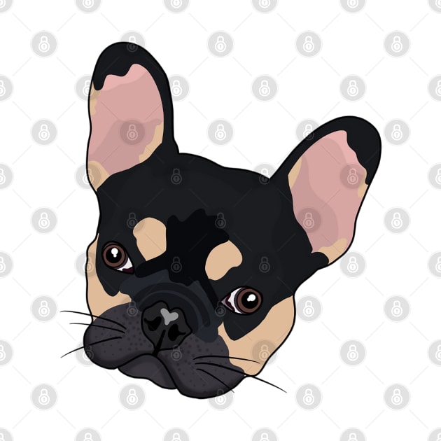 Black French Bulldog by crankycranium