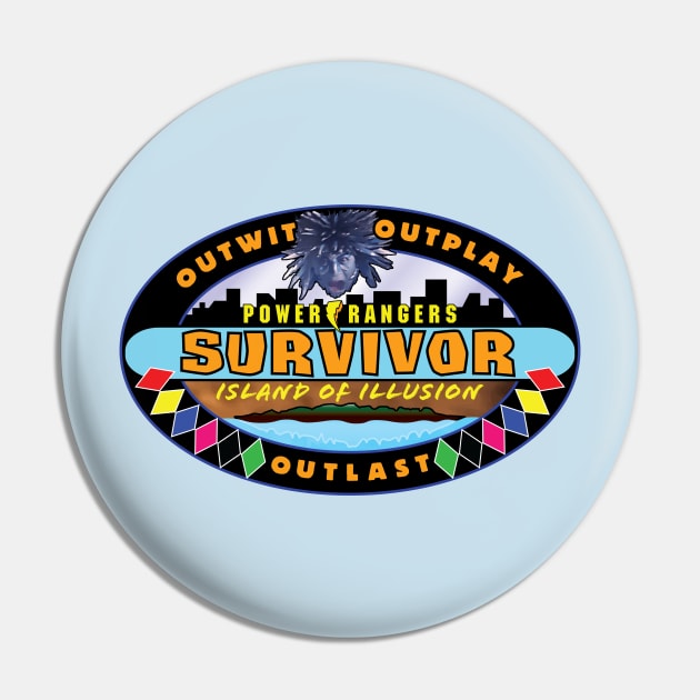 Power Rangers Survivor - Island of Illusion Pin by Ranger Command Power Hour