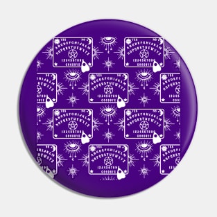 Purple Ouija Spirit Board Pattern by Cheeky Witch Pin