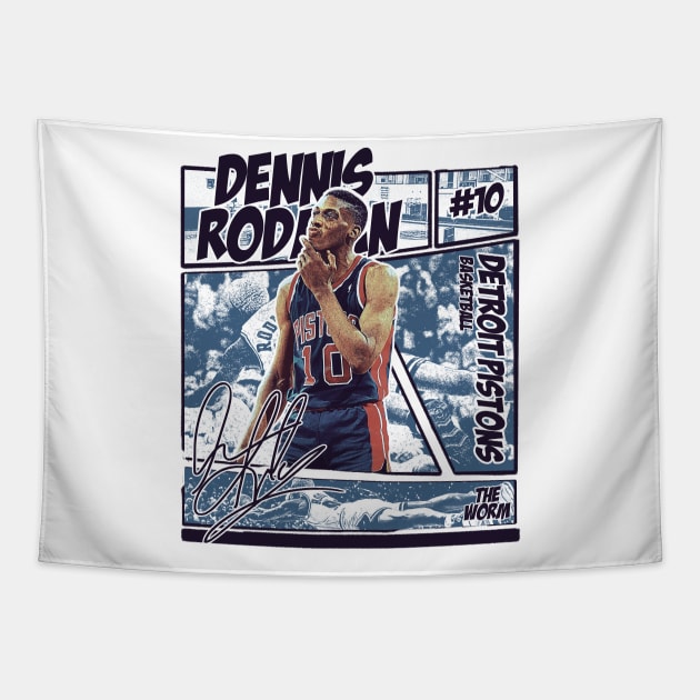 Dennis Rodman // Retro Classic Comic Tapestry by Bootlegheavens