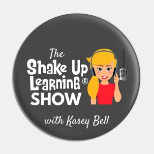 The Shake Up Learning Show Logo (white text) Pin