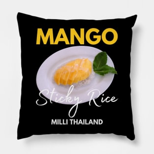Mango Sticky Rice Milli Thailand Summer Food Lover I Lover Thailand Pillow