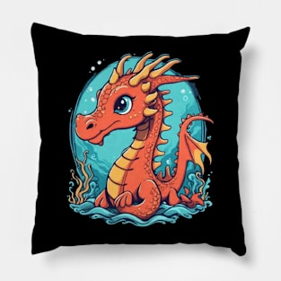 Cute red dragon gift ideas Pillow