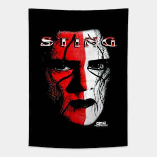 Sting Red White Tapestry