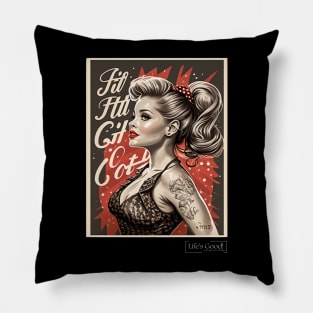 attitude girl Pillow