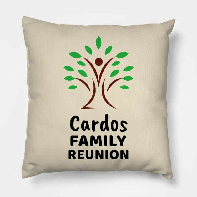 Cardos Family Reunion Design Pillow by Preston James Designs