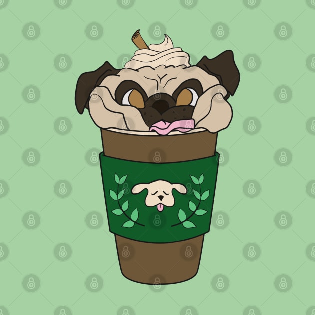 Coffee Pug by ApolloOfTheStars