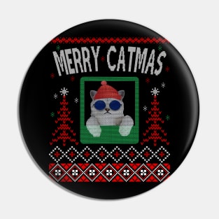 Merry catmas Pin