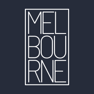 Melbourne Australia Souvenir Typography Gift T-Shirt