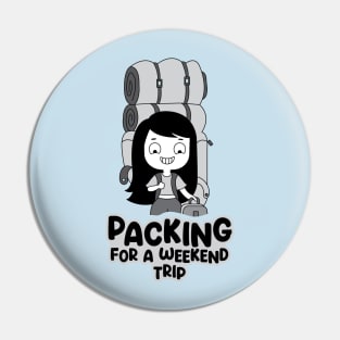 Packing for a weekend trip! Pin