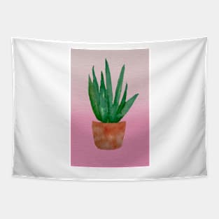 Snake Plant (pink and peach) Tapestry