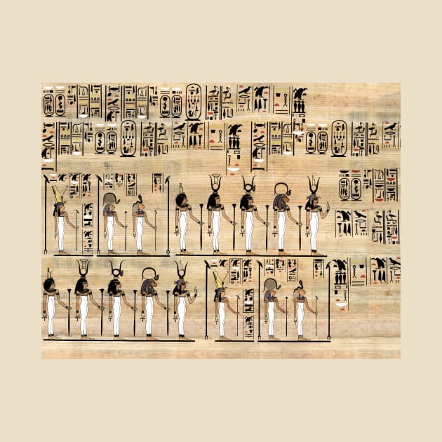 Ancient Egypt Pharaoh Papyrus Hieroglyphs Egyptian Civilization by ernstc