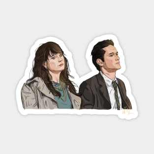 500 Days of Zooey & Joe Magnet