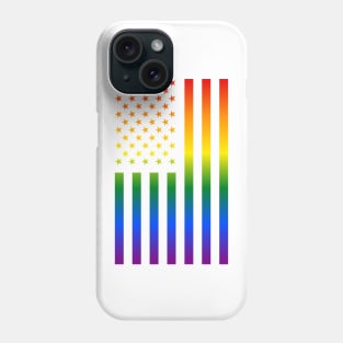 Rainbow American Flag LGBTQ Pride Phone Case
