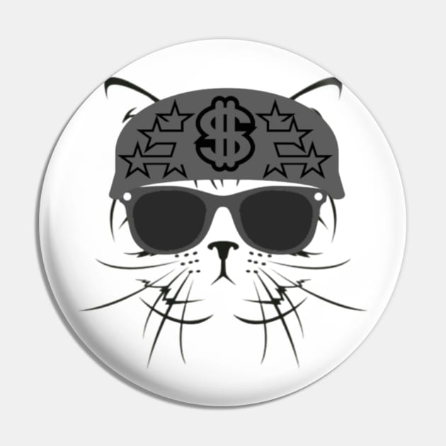 Cool Cat Pin by Asterme